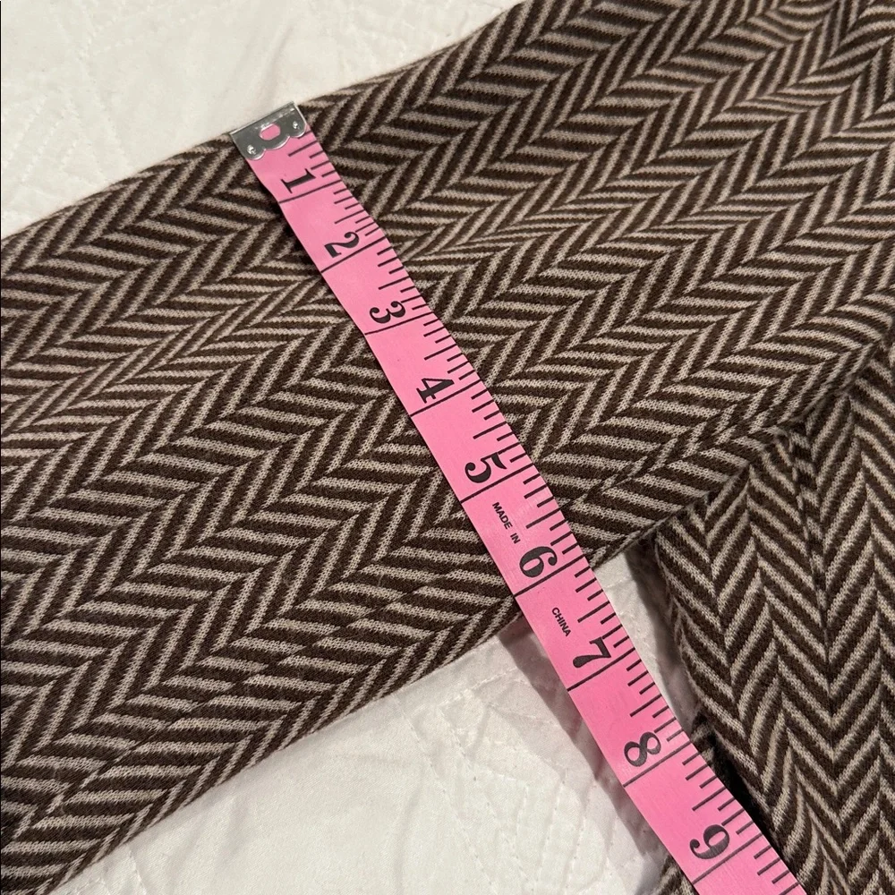 Polo Ralph Lauren Brown Cream Wool blend Blazer Size 16 - Picture 12 of 13